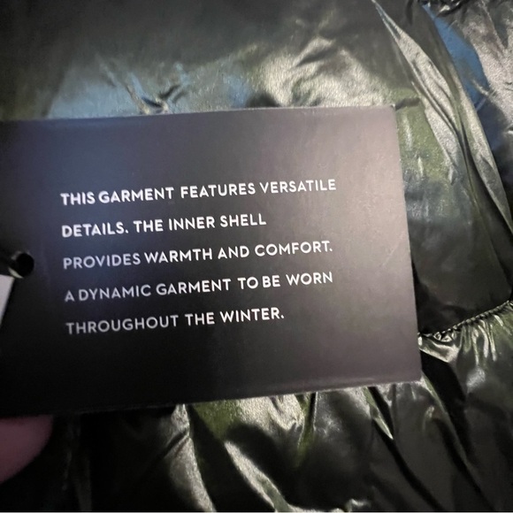Nine West XXL Puffer Coat NWT Ret $140 Dark Green - Picture 9 of 11